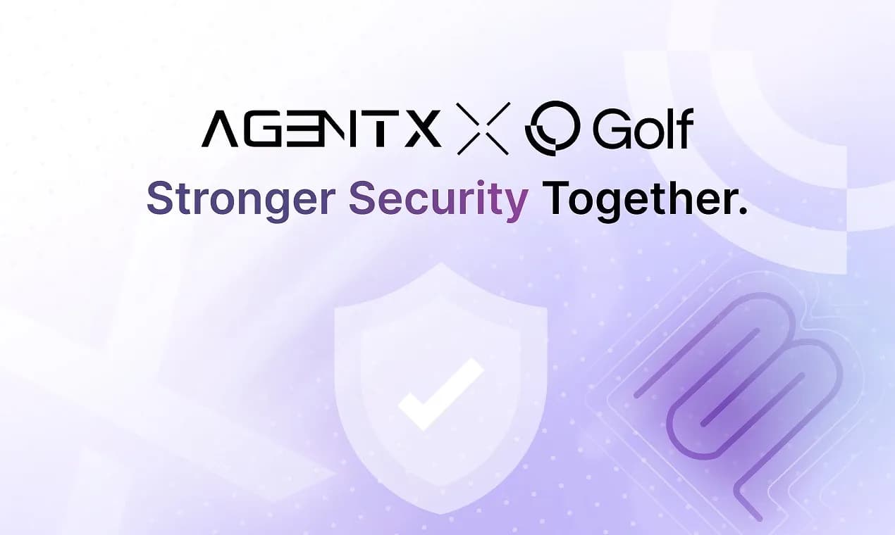 Agent-Native Security Arrives: AgentX Partners with Golf.dev